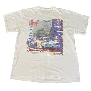 Vintage NASCAR Mark Martin Valvoline Short Sleeve Tshirt Size Medium